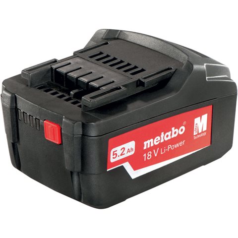 Metabo 18V Li-Power Li-Ion batteri 5,2Ah