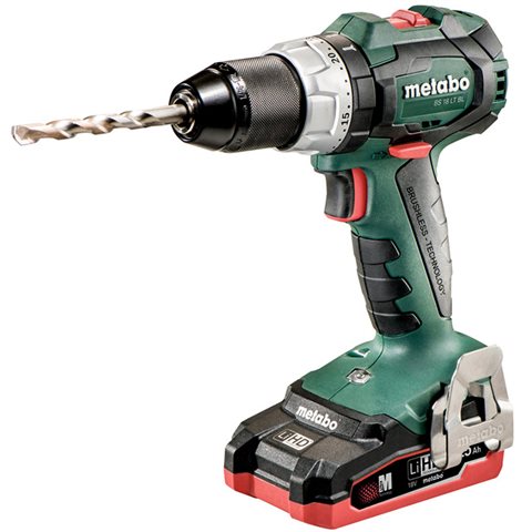 Metabo BS 18 LT BL Borrskruvdragare med 3,5Ah batterier och laddare