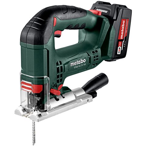 Metabo STAB 18 LTX 100 Sticksåg med 5,2Ah batterier och laddare