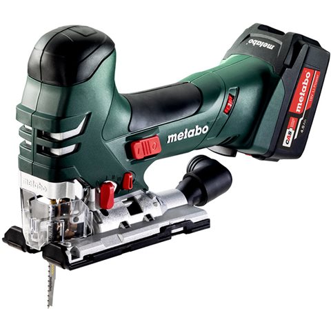 Metabo STA 18 LTX 140 Sticksåg med 4,0Ah batterier och laddare