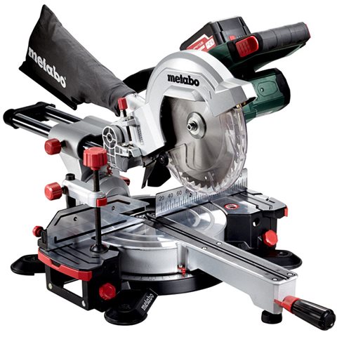 Metabo KGS 18 LTX 216 Kap- & gersåg med 5,2 Ah batteri och laddare, dragfunktion