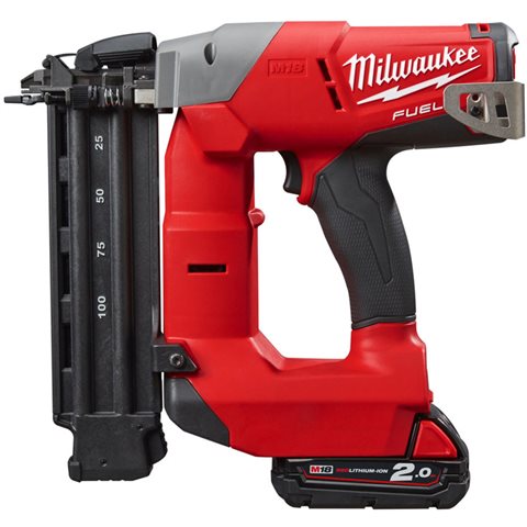 Milwaukee M18 CN18GS-202X Dyckertpistol med batterier och laddare