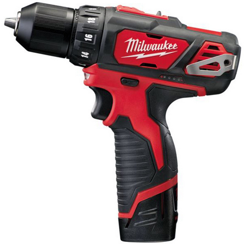 Milwaukee M12 BDD-152C Borrskruvdragare med batterier och laddare