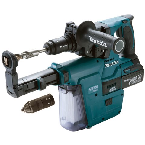 Makita DHR243RTJV Borrhammare med dammuppsamlare ...