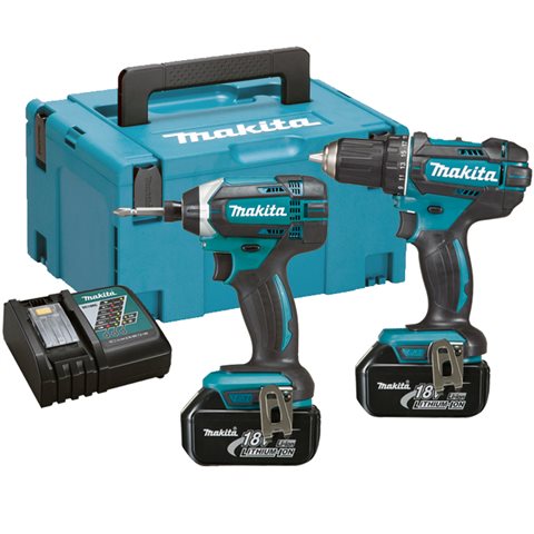 Makita DLX2127MJ Verktygspaket